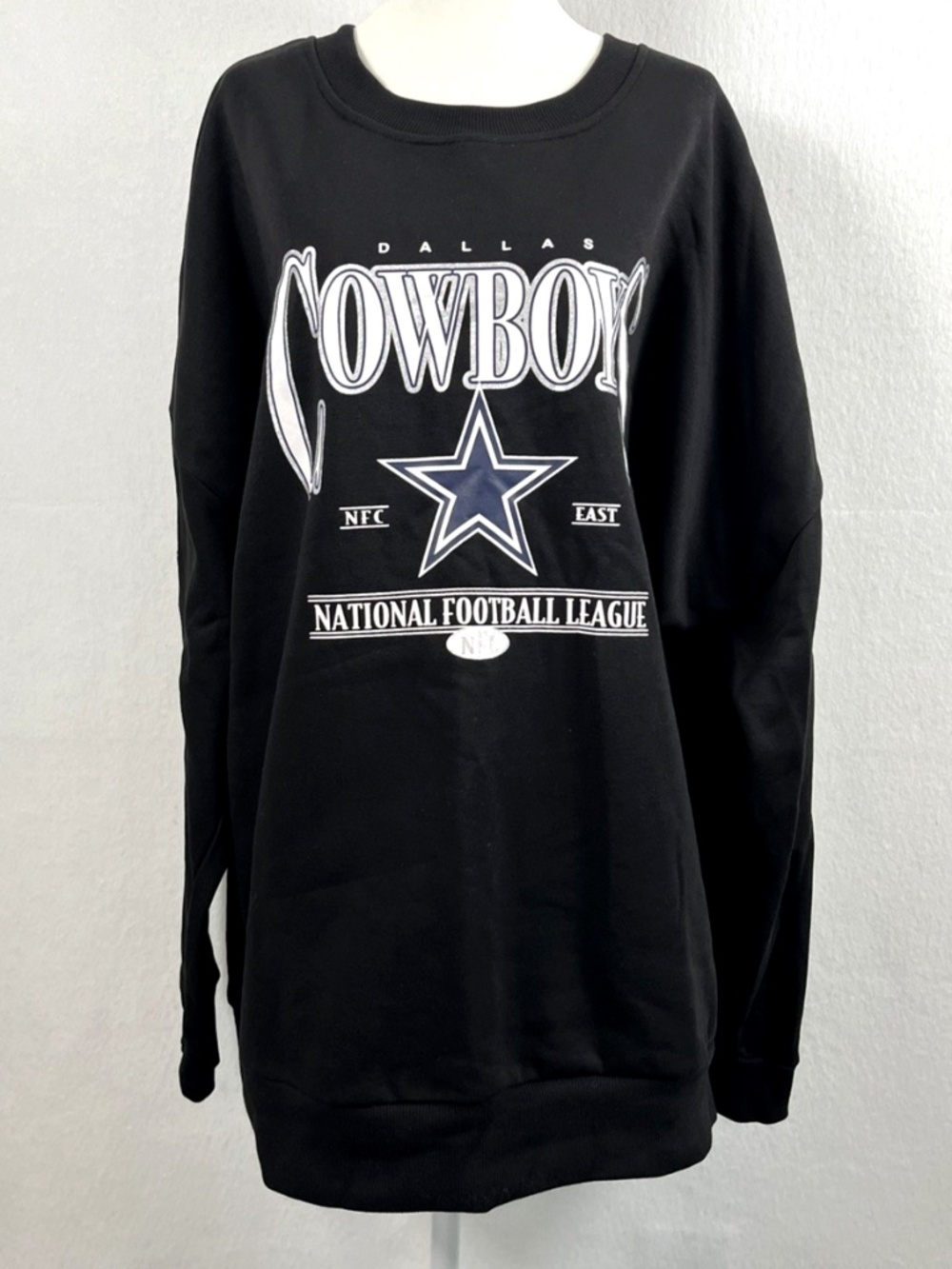 Dallas Cowboys Gameday Couture Rhinestone Star Pullover Women's XL Black NWOT